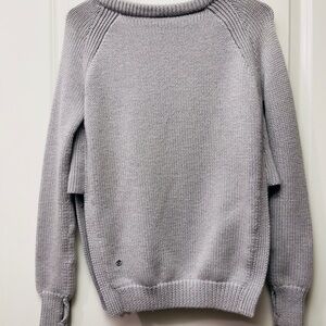 Lululemon Athletica Heather Gray Crew Neck Sweater